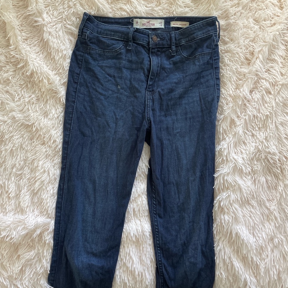 hollister jean leggings, size 27”